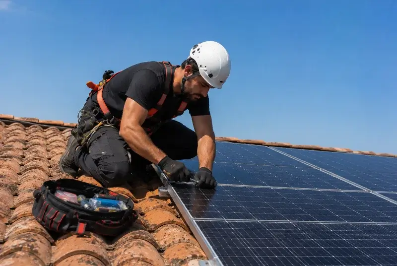 Maintenance et monitoring de panneaux solaires à Saint-André-sur-Sèvre